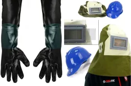 maska-z-kaskiem-rekawice-dlugie-do-piaskowania