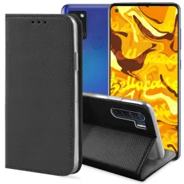 etui-z-klapka-do-samsung-galaxy-a21s-czarne-zamykane-magnetyczne-kabura