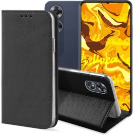 etui-z-klapka-do-oppo-a17-czarne-zamykane-magnetyczne-kabura-futeral-flip