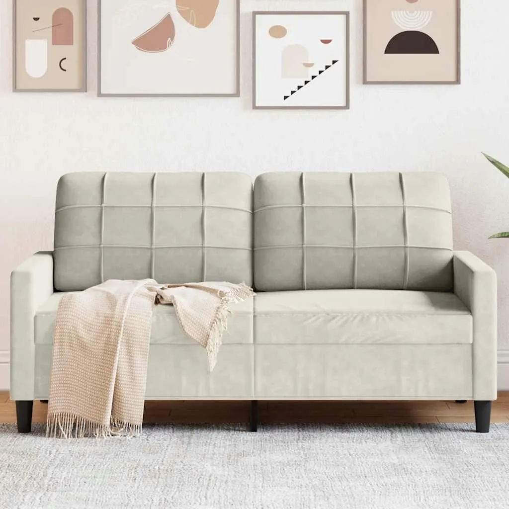 sofa-aksamitna-2-os-krem-157x77x80-cm