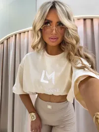 t-shirt-lamonne-matching-set-monne-bezowy
