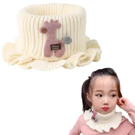 komin-zimowy-z-falbanka-dla-dziewczynki-ocieplany-kremowy