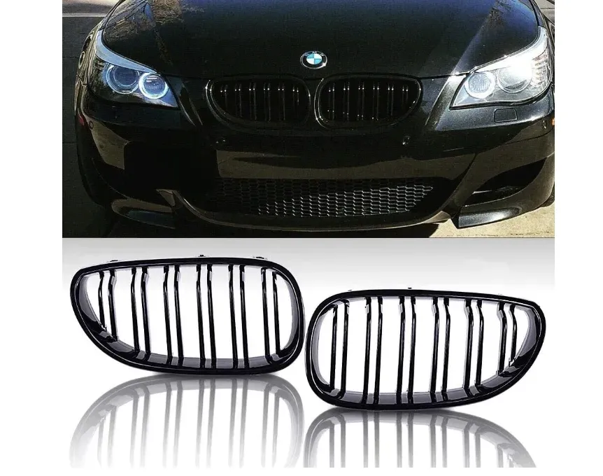 bmw-5-e60-e61-nerki-atrapy-czarne-w-polysku-stan-nowy