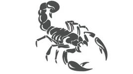 wycinana-naklejka-skorpion-grafitowa