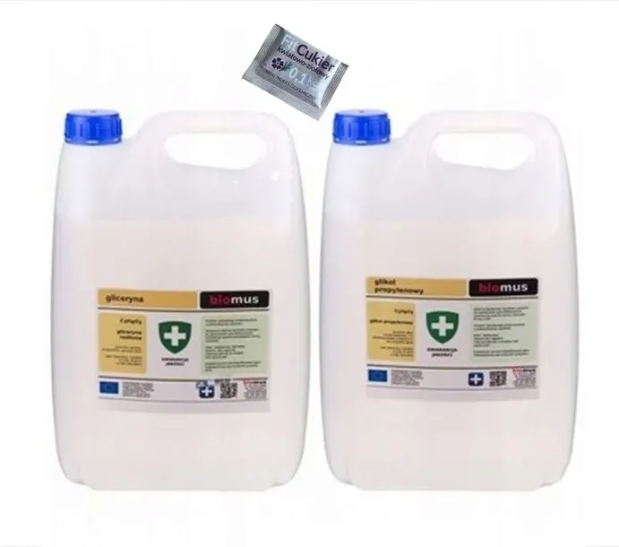 Zestaw Gliceryna 5kg Glikol 5L