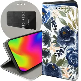 etui-z-klapka-do-oppo-a91-wzory-kwiaty-kwieciste-flower-futeral-pokrowiec