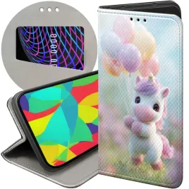 etui-z-klapka-do-huawei-p-smart-2019-wzory-jednorozec-bajki-ksiezniczki