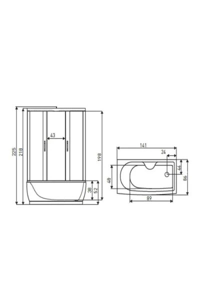 kabina-z-hydromasazem-kerra-mocca-141-x-86-cm