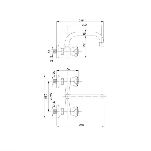 bateria-umywalkowa-scienna-standard-b102