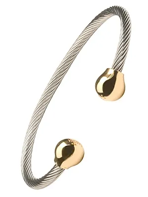 Bransoletka Magnetyczna TWIST GOLD BALLS SABONA