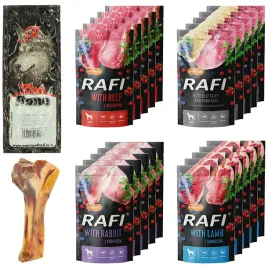 mokra-karma-dla-psa-rafi-mix-smakow-w-saszetkach-zestaw-20-x-500-g