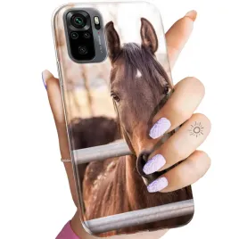 etui-do-xiaomi-redmi-note-10-wzory-konie-kuce-pegazy-obudowa-pokrowiec-case