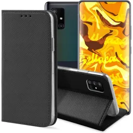 etui-z-klapka-do-samsung-galaxy-a71-czarne-zamykane-magnetyczne-kabura-flip