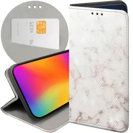 etui-z-klapka-do-xiaomi-redmi-note-8t-wzory-biale-kamien-ksztalty-futeral