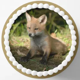 oplatek-waflowy-lis-lisek-lisi-fox-mysliwy-lowca-polowanie-upolowac-20cm