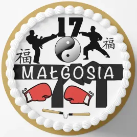 oplatek-waflowy-karate-karateka-kickboksing-boks-walka-sport-hobby-20cm