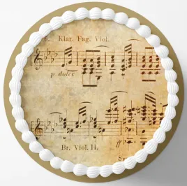 oplatek-waflowy-nuty-stary-papier-muzyka-muzyk-dzwiek-melodia-music-20cm