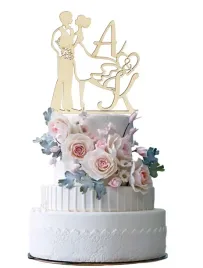 topper-toper-na-tort-weselny-napis-inicjaly-