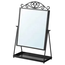 ikea-karmsund-lustro-stolowe-czarny-27x43-cm