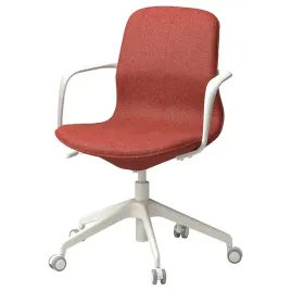 ikea-langfjall-krzeslo-gunnared-czerwony-bialy