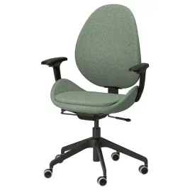 ikea-hattefjall-krzeslo-gunnared-zielony-czarny
