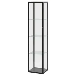 ikea-blaliden-witryna-czarny-35x32x151-cm