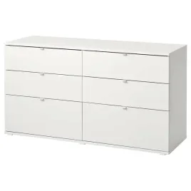ikea-vihals-komoda-6-szuflad-bialy-140x47x75-cm