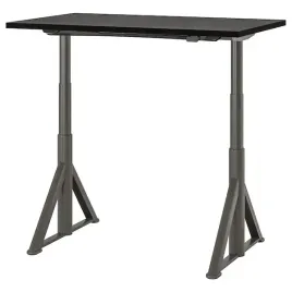 ikea-idasen-biurko-czarny-ciemnoszary-120x70-cm