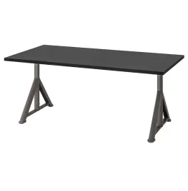 ikea-idasen-biurko-czarny-ciemnoszary-160x80-cm