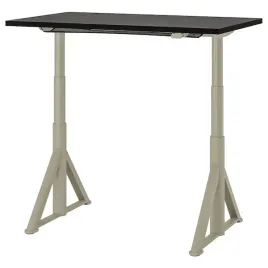 ikea-idasen-biurko-czarny-bezowy-120x70-cm