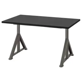 ikea-idasen-biurko-czarny-ciemnoszary-120x70-cm