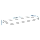 ikea-komplement-polka-ciemnoszary-100x35-cm-stan-nowy