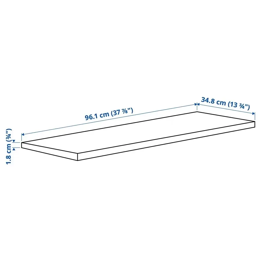 ikea-komplement-polka-ciemnoszary-100x35-cm-stan-nowy