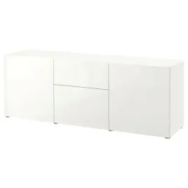 ikea-besta-komoda-selsviken-polysk-biel-180x42x65