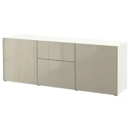 ikea-besta-komoda-selsviken-polysk-bez-180x42x65cm