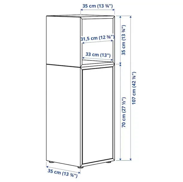 ikea-eket-kombinacja-szafek-dab-bejca-35x35x107-cm-stan-nowy