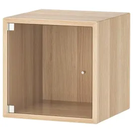 ikea-eket-szafka-scienna-szklo-dab-bejca-35x35x35