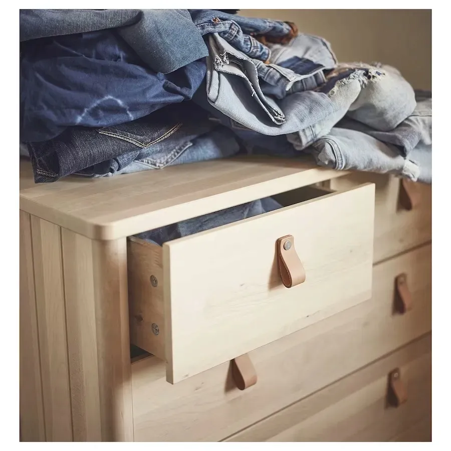 ikea-bjorksnas-komoda-5-szuflad-brzoza-90x90-cm