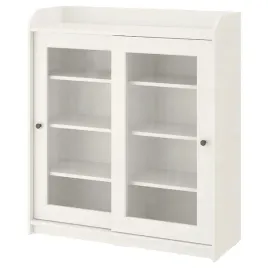 ikea-hauga-witryna-bialy-105x116-cm