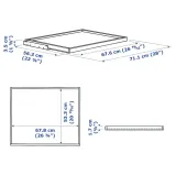 ikea-komplement-wysuwana-taca-bialy-75x58-cm-stan-nowy