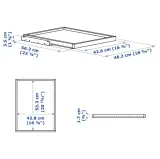 ikea-komplement-wysuwana-taca-bialy-50x58-cm-stan-nowy