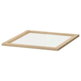 ikea-komplement-polka-szklana-dab-bejcowany-50x58
