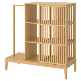 ikea-nordkisa-szafa-otwarta-bambus-120x123-cm
