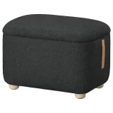 ikea-oskarshamn-podnozek-gunnared-czarnoszary