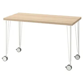 ikea-lagkapten-biurko-dab-bejcowany-na-bialo120x60