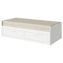 ikea-brimnes-lezanka-2-szuflady-2-materace-80x200