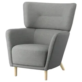 ikea-oskarshamn-fotel-uszak-tibbleby-bezowy-szary