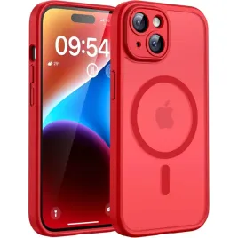 plecki-etui-tocol-iphone-14-odporny-magsafe-silikonowy-cienki-czerwony