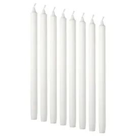 ikea-jubla-swieca-bezzapachowa-bialy-35-cm