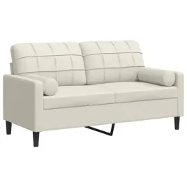 sofa-kremowa-aksamit-2-osobowa-157x77x80-cm